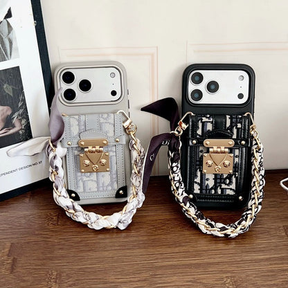 CD Bag Scarves Chain iPhone Case