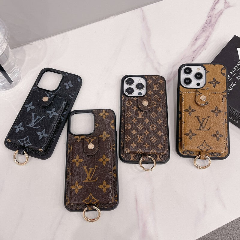 Louis Card Bag Classic Color iPhone Case