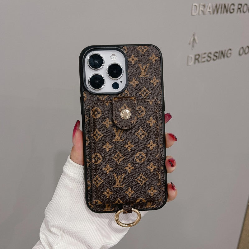 Louis Card Bag Classic Color iPhone Case