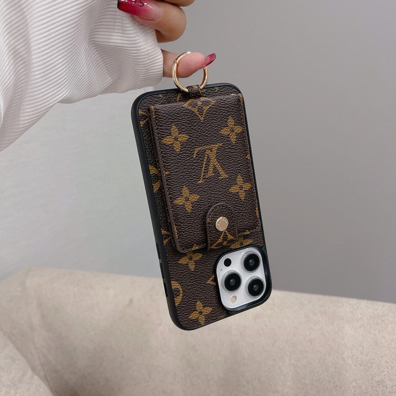 Louis Card Bag Classic Color iPhone Case