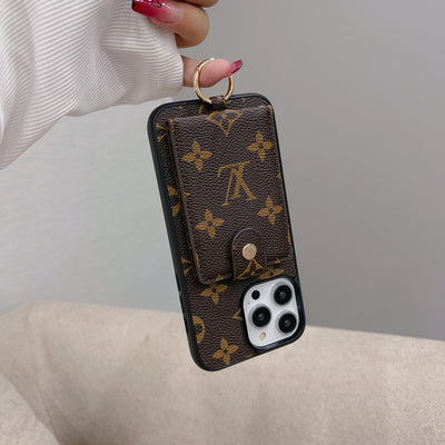 Louis Card Bag Classic Color iPhone Case