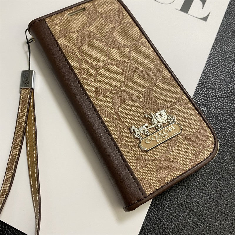 Coa Wallet Leather iPhone Case