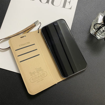 Coa Wallet Leather iPhone Case