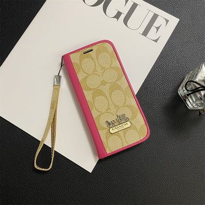 Coa Wallet Leather iPhone Case