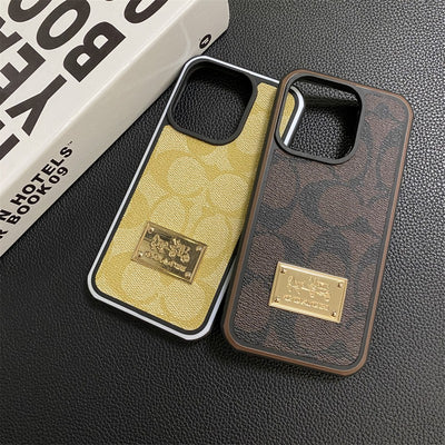 Coa Leather iPhone Case