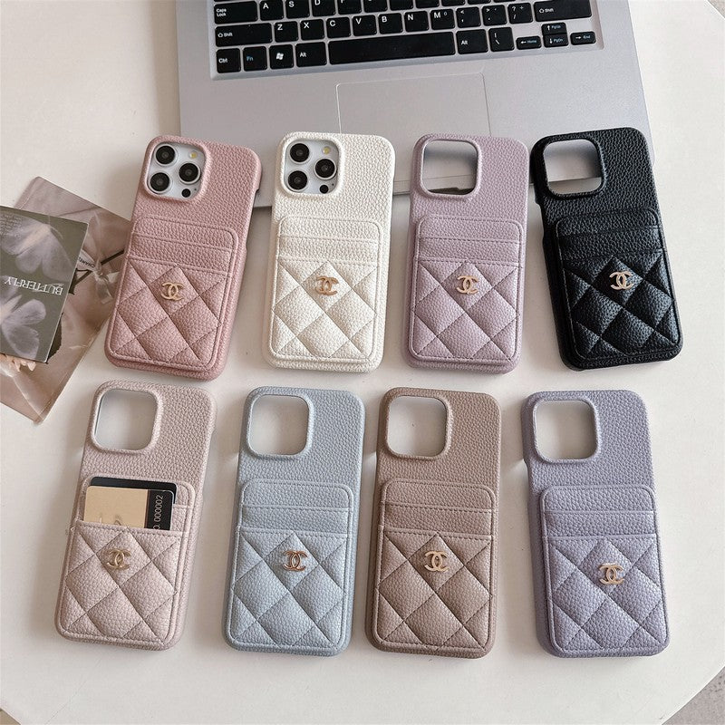 CC Card Bag Color iPhone Case