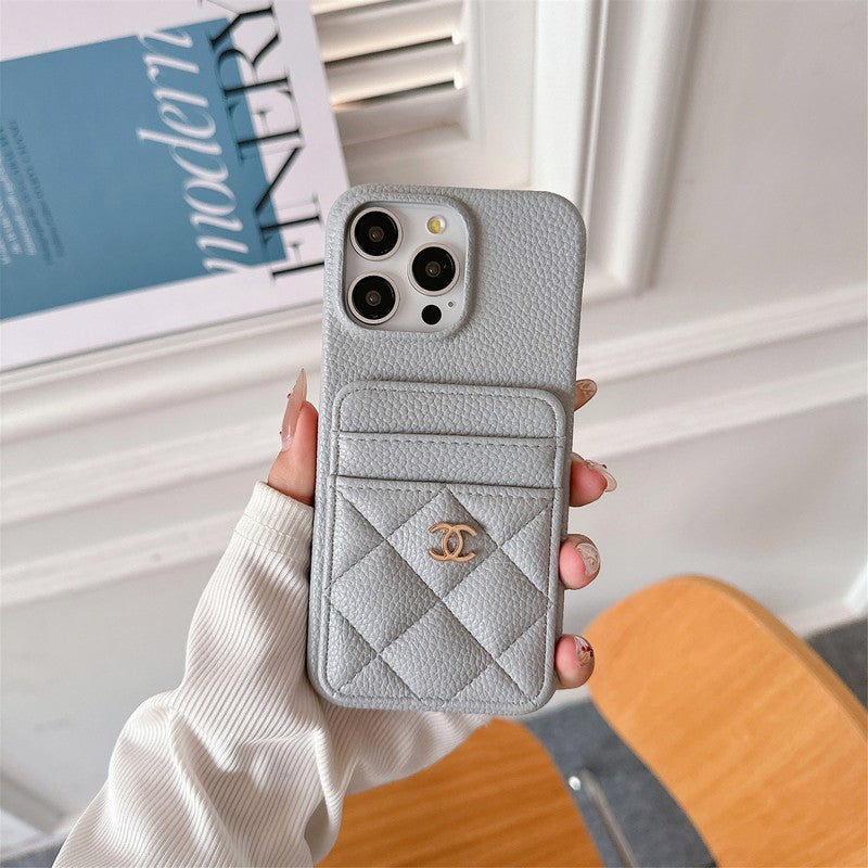 CC Card Bag Color iPhone Case