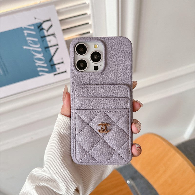 CC Card Bag Color iPhone Case