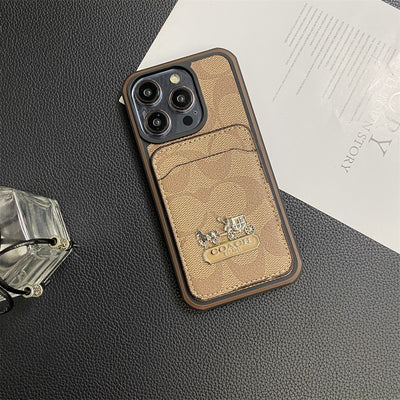 Coa Card Bag Leather iPhone Case