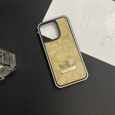 Coa Card Bag Leather iPhone Case