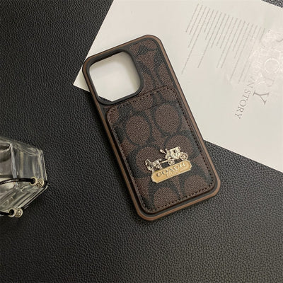 Coa Card Bag Leather iPhone Case