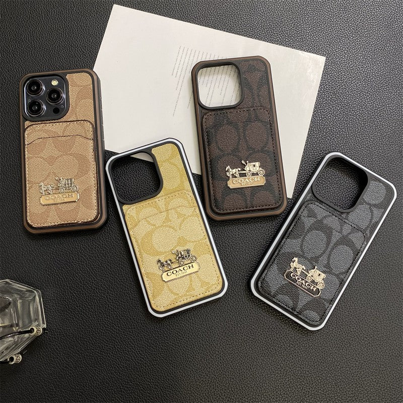 Coa Card Bag Leather iPhone Case