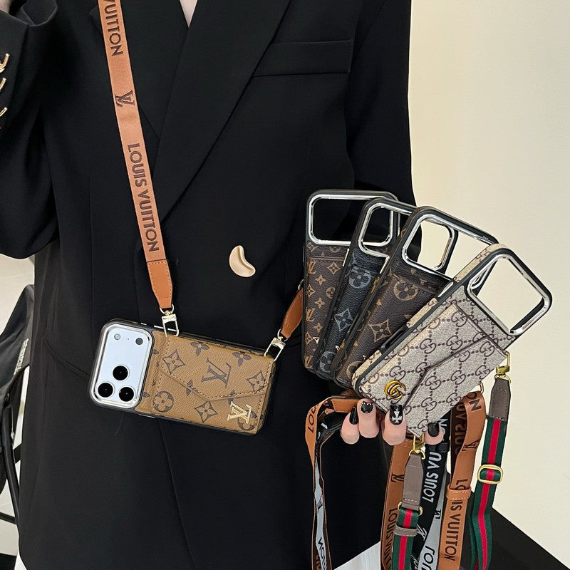 Louis Card Bag Crossbody iPhone 17 Case