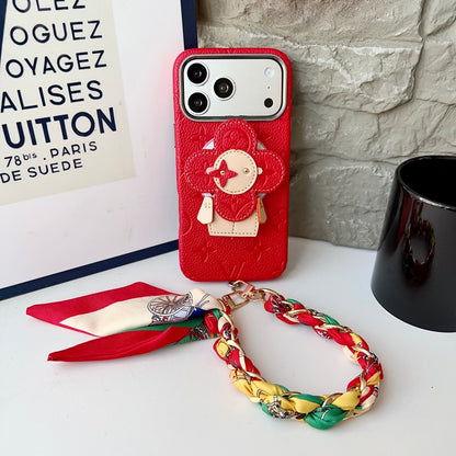 Louis Vivienne MagSafe Scarf iPhone Case