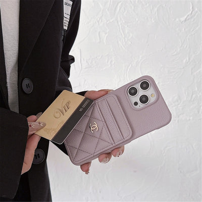 CC Card Bag Color iPhone Case