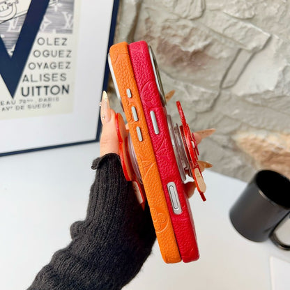 Louis Vivienne MagSafe Gold Chain iPhone Case