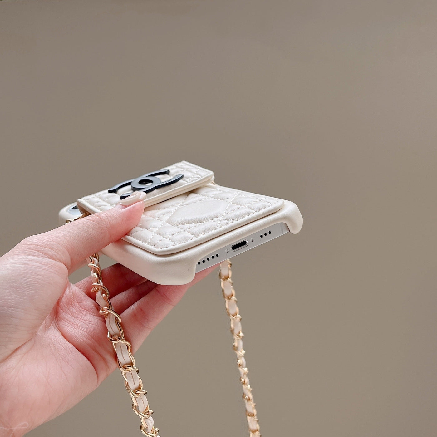 CC Card Holder Chain iPhone Case