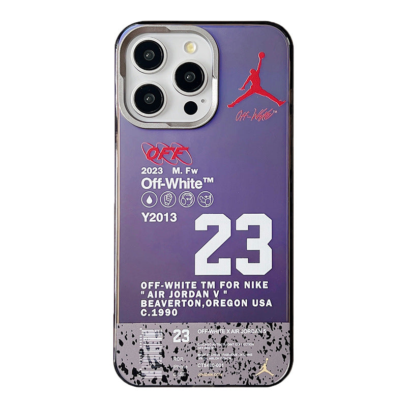 OW x AJ Laser iPhone Case