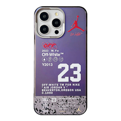 OW x AJ Laser iPhone Case