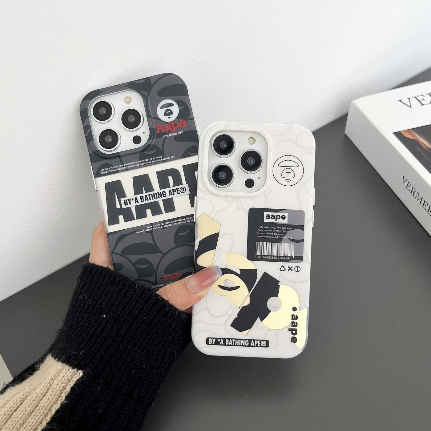 Ape Black & White iPhone Case