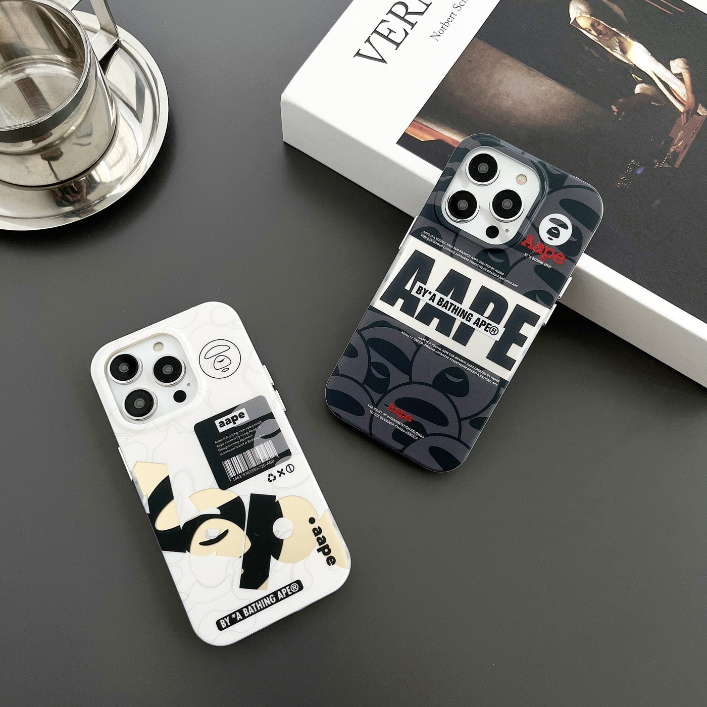 Ape Black & White iPhone Case