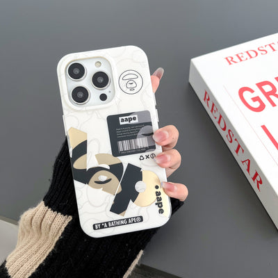 Ape Black & White iPhone Case