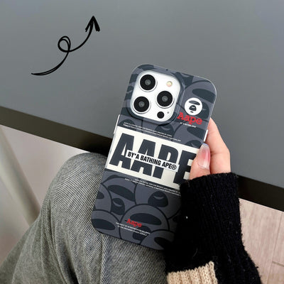 Ape Black & White iPhone Case