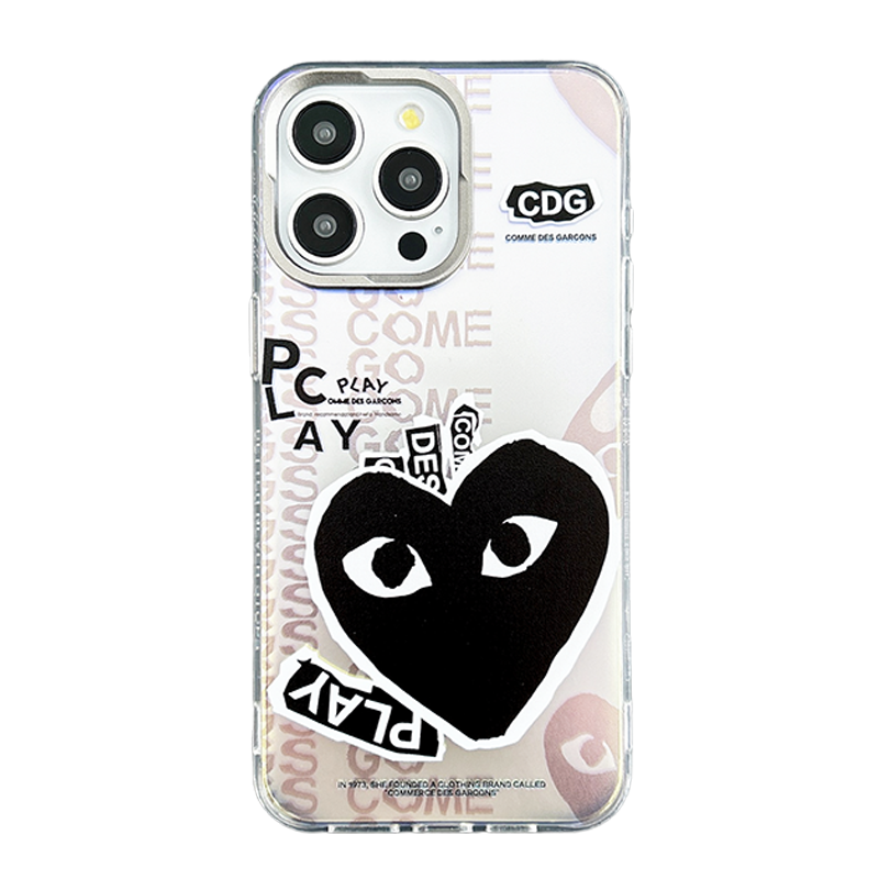 iPhone Case - CDG Silver & Purple Case