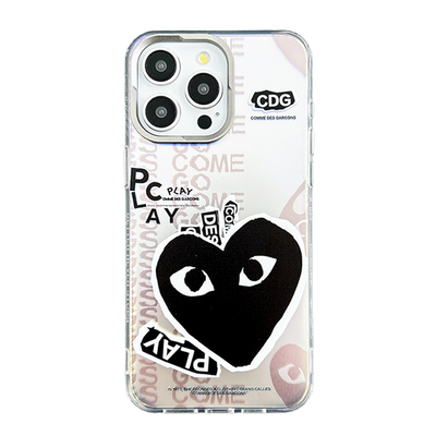 iPhone Case - CDG Silver & Purple Case