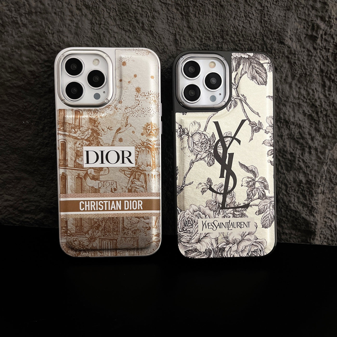 Saint Plating Leather iPhone Case