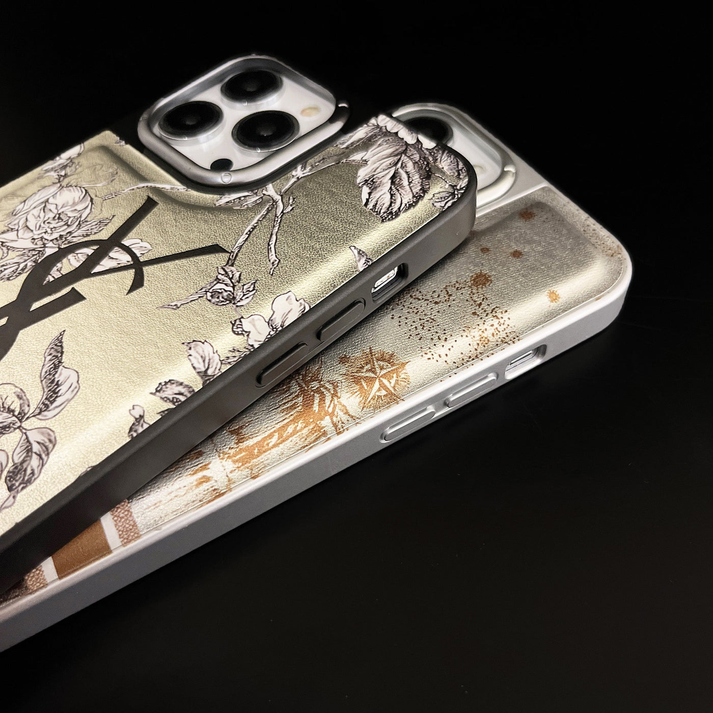 Saint Plating Leather iPhone Case