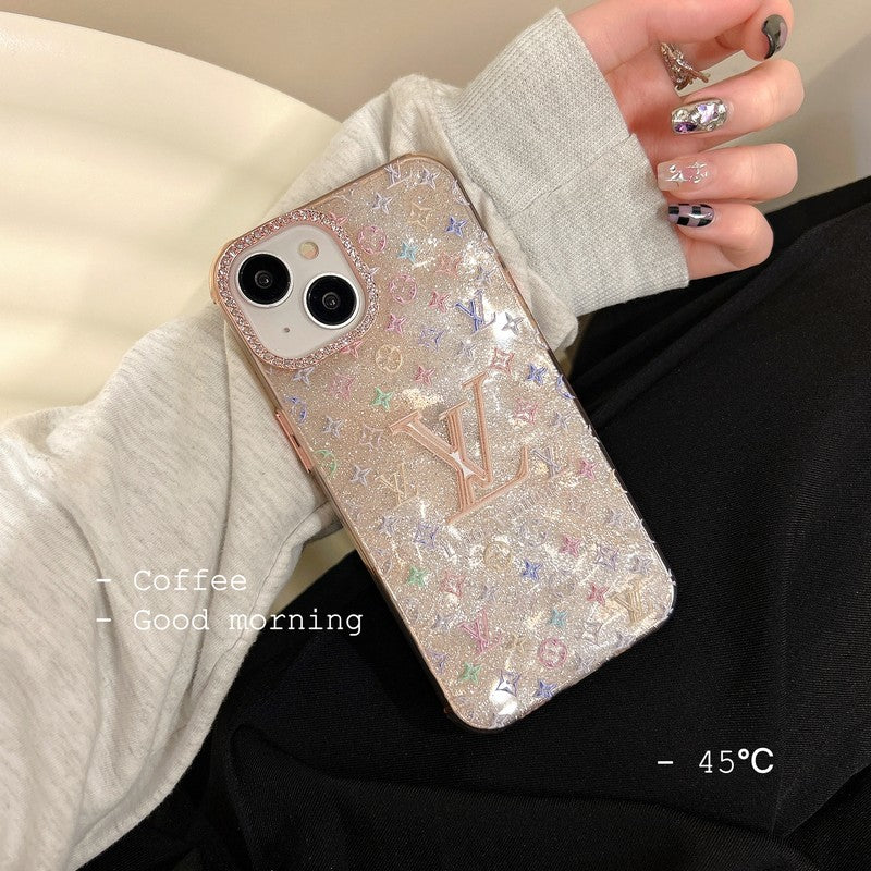 Louis Crystal Camera iPhone Case