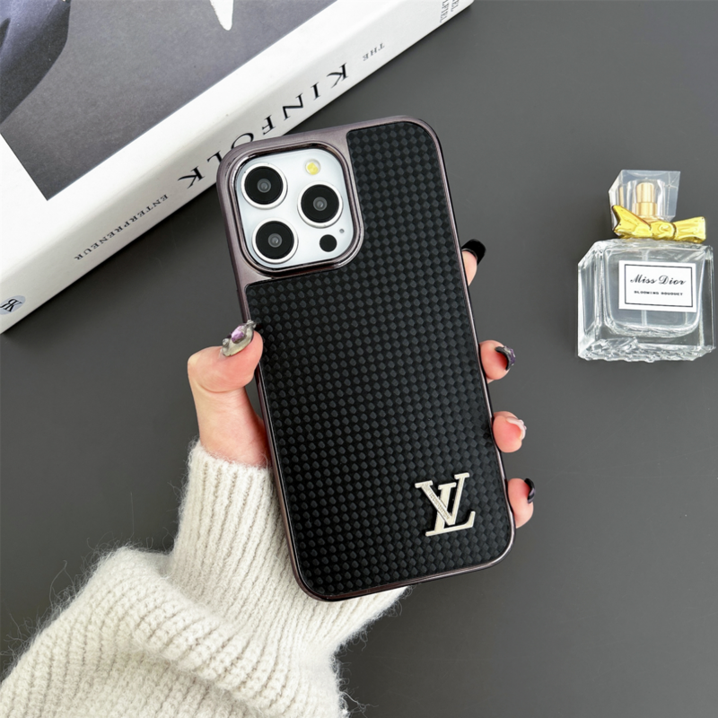 Louis Carbon Fiber Color iPhone Case