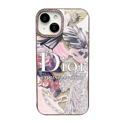 CD Crystal Pink Flower iPhone Case