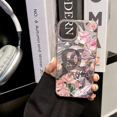 CC Crystal Pink Flower iPhone Case