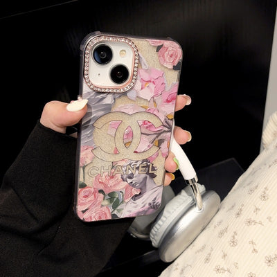 CC Crystal Pink Flower iPhone Case