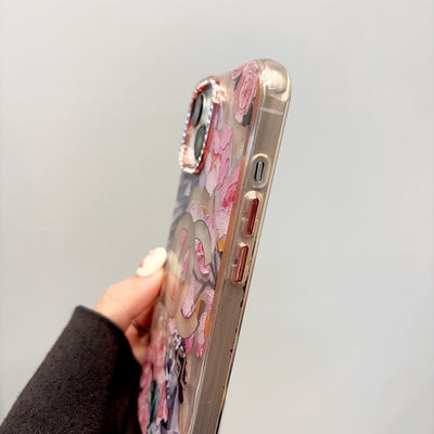 CC Crystal Pink Flower iPhone Case