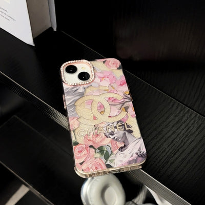 CC Crystal Pink Flower iPhone Case