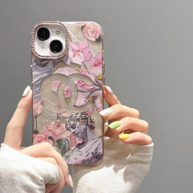 CC Crystal Pink Flower iPhone Case