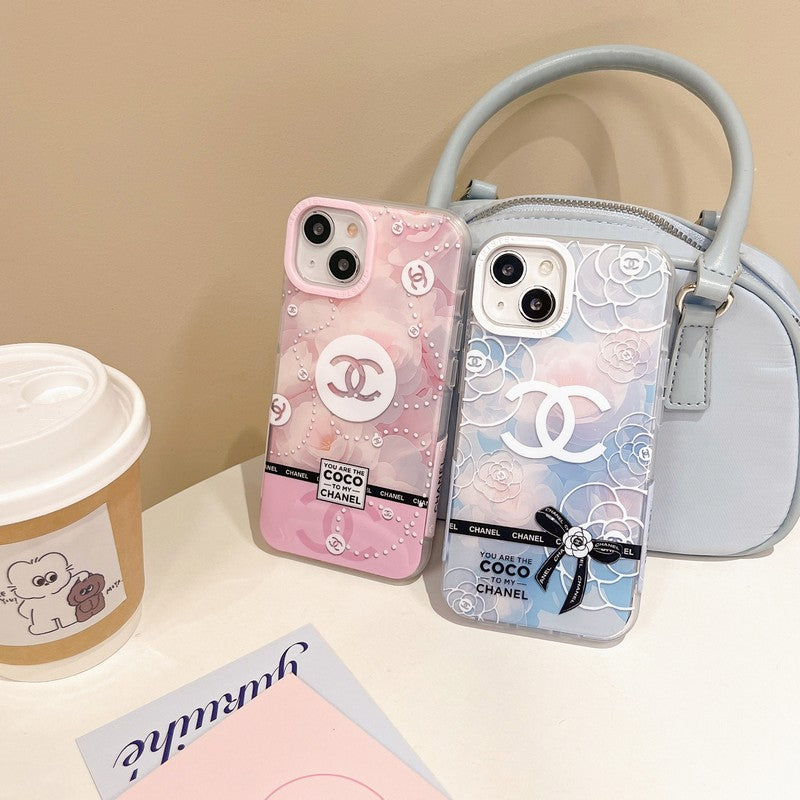 CC Pink & Blue iPhone Case