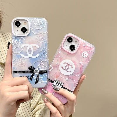 CC Pink & Blue iPhone Case