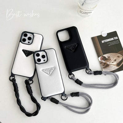 Pra Wristband Leather iPhone Case