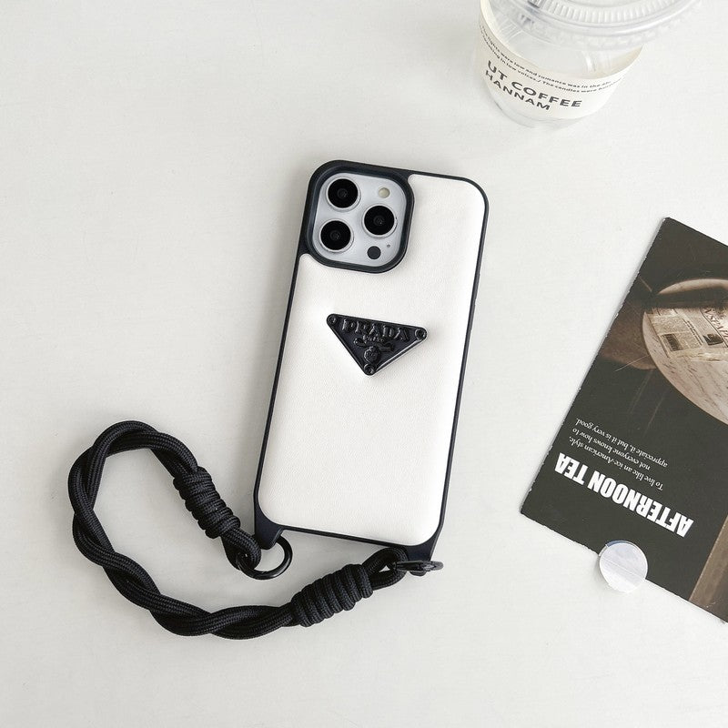 Pra Wristband Leather iPhone Case