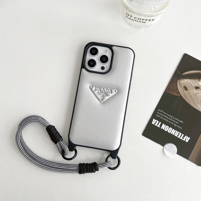 Pra Wristband Leather iPhone Case