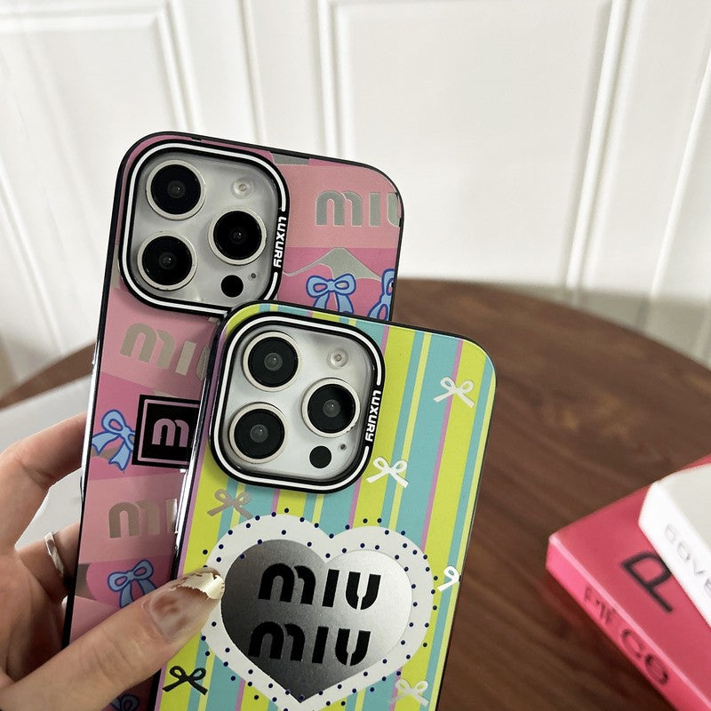 Miu Pink & Green iPhone Case