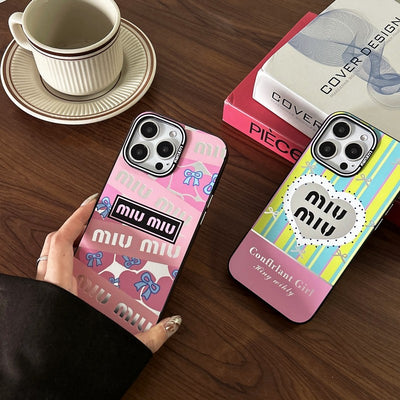 Miu Pink & Green iPhone Case