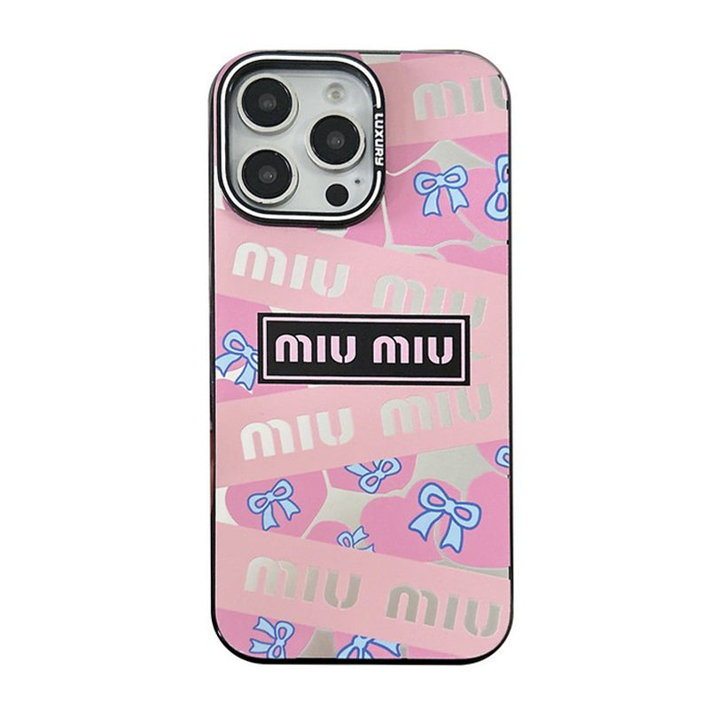 Miu Pink & Green iPhone Case