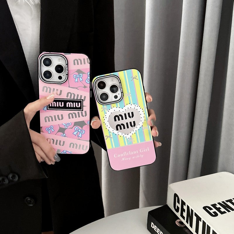 Miu Pink & Green iPhone Case