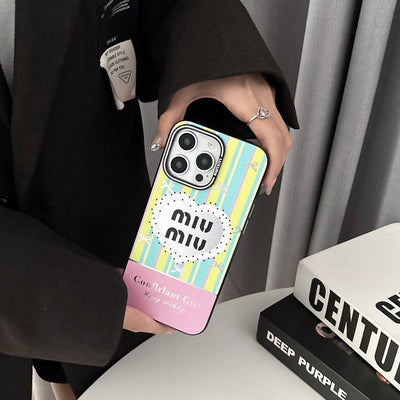 Miu Pink & Green iPhone Case