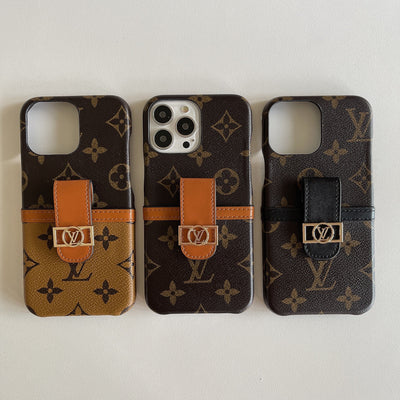 Louis Leather iPhone Case